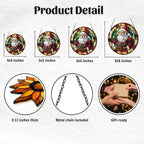Santa Claus Acrylic Suncatcher - Image 2