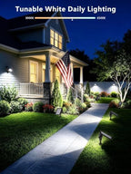 Brizled Smart Halloween Solar Spot Lights Outdoor 4 Pack Landscape Lighting - Image 4