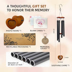 Memorial Wind Chimes for Loss of Loved One, Sympathy Memorial Gifts - Image 3