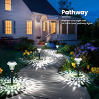 Solar Pathway Lights, Acrylic Garden Lights Outdoor Decor 8 Pack - Image 7