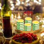 Shamrocks Flameless Candles with Remote Waterproof Battery Operated LED Pillar Candles with Timers Tea Lights for St Patrick's Day Indoor Outdoor Decorations - Image 4