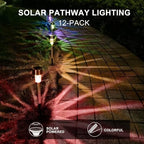 Solar Lights Outdoor Waterproof, Solar Garden Lights, Multicolor, 16Pack - Image 3