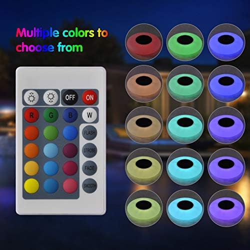 GEEDIAR Floating Pool Lights Solar Swimming Pool Light with 16 Color Changing Outdoor Decorations Light Waterproof LED Lights for Patio,Garden and Pool… - Image 4