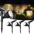 Halloween Solar Spot Lights Outdoor Ideal Decor for Landscape Cold White-4P by JSOT