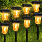 Swingers Solar Lights Outdoor, LED Solar Torch Lights with Flickering Flame by Swingers