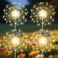 Solar Garden Lights Outdoor, Solar Firework Fairy Lights Garden Decor by Slyuexu