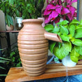 Outdoor Garden Fountain Spitter Pond Water Feature Pump Ceramic Pot Decoration (5.7 inch Brown) by Unknown
