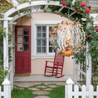 10 Inch Fall Pumpkin Wind Spinner for Yard and Garden, Thanksgiving Maple Leaf Tree Rustic Hanging Ornaments Outdoor 3D Kinetic Wind Sculpture Spinners Indoor Outdoor Patio Décor Ornaments Gift - Image 4