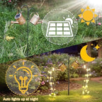 JIAJIAMEI Solar Watering Can Lights Outdoor Garden Decor - Image 3