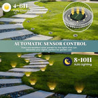 PATIOWIN 16 Pack Small Solar Ground Lights, Garden Lights Warm White - Image 4