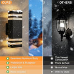 LMP LED Outdoor Wall Light, Aluminum IP65 Waterproof Porch Lights - Image 3