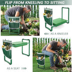 Garden Kneeler and Seat, 10.2" Wider Heavy Duty Thick for Kneeling and Seat - Image 5