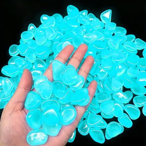 1000pcs Glow in The Dark Garden Stones Glow in The Dark Pebbles DIY - Image 4