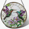 8″ Hummingbird Stained Glass Suncatcher, Stained Glass Window Hanging & Ornament, Window Decor, Holiday & Christmas Ornaments | Hummingbird Gifts, Gifts Ideas by Unknown