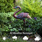 Natelf Garden Crane Statues Outdoor Patina Heron Decoy Yard Sculptures - Image 4