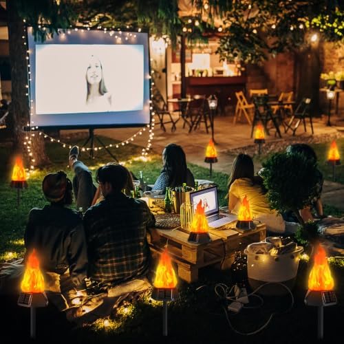 Toodour Solar Halloween Lights Outdoor, 8 Pack Solar Torch Light Waterproof - Image 6