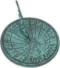 AB Tools Cast Iron Sundial Antique Sun Dial Decorative Garden Ornament Yard Compass by AB+Tools