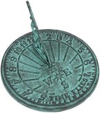 AB Tools Cast Iron Sundial Antique Sun Dial Decorative Garden Ornament Yard Compass by AB+Tools