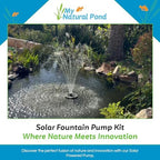 50W Floating Solar Pond Fountain Complete Pump Kit for Ponds 3 ft or Deeper 8 Feet Wide or Larger - Image 6
