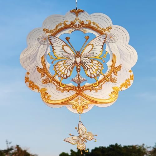 DJUAN Butterfly Wind Spinners- Birthday Gifts for Women Mom Grandma Wife - Image 2