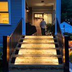 JOFIOS Solar Step Lights - 8 Pack Waterproof IP67, Outdoor Deck & Staircase Lights (Warm Brown) - Image 5