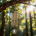 Personalized Sympathy Wind Chimes Memorial Custom Name Gifts - Image 5