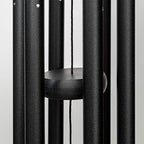 Corinthian Bells 27 Inch Black Wind Chimes for Outside, Modern Outdoor Metal Wind Chime for Patio Decor, Made in USA - Image 4