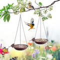 2 Pack Hanging Bird Bath for Outdoors, Metal Birds Feeder & Water Bowl by Unknown