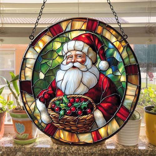 Santa Claus Acrylic Suncatcher - Image 4