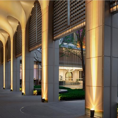 Spotlight LED Beam Light, 10W Remote Rotation Lighting, IP67 Waterproof Outdoor Lights, Exterior Building Exterior SpotLights, for Construction Projects(Yellows,10W(85-265V)) - Image 7