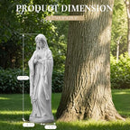 29.9" Virgin Mary Praying Statue Outdoor Garden Decor - Image 2