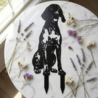 Dog Metal Garden Stake - Weatherproof Dog Silhouette Yard Art, Decorative Outdoor Sign for Lawn & Patio, Heartfelt Gift for Shorthaired Pointer Lovers(Jump,10") - Image 4