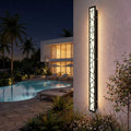 Outdoor Wall Lights 45.3inch Modern Outdoor Wall Sconce LED Long Wall Sconces Black Front Porch Light Waterproof Led Wall Light IP67 3000K Exterior Lighting Fixtures by TRUWELLA