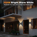 Outdoor Wall Lights 8W, 3000K 705 LM Modern Porch Light, Up Down Lights - Image 3