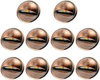 10 Pack Low Voltage Deck Lights kit, Φ1.38 Cold White LED Lighting Bronze by FVTLED