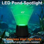 Wired Underwater LED Pond Lights with Stainless Steel Housing - Image 3