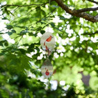 Red Carpet Studios Officially Licensed Charley Harper Windspinner Garden Art, Hangs 18", Cardinal with Seed - Image 2