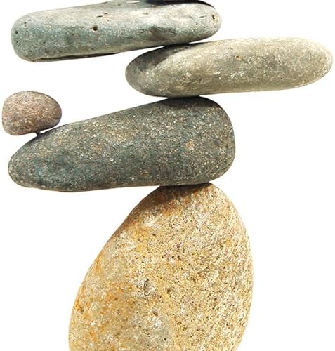 Ancient Graffiti Eight-Stone Balancing Cairn - Indoor/Outdoor Garden Decoration - Image 5