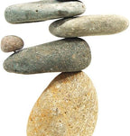 Ancient Graffiti Eight-Stone Balancing Cairn - Indoor/Outdoor Garden Decoration - Image 5