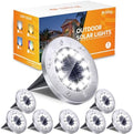 Biling Solar Ground Lights Outdoor Bright Waterproof 8 Pack White by biling