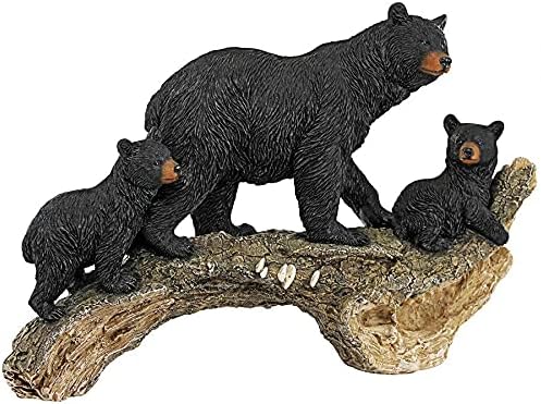 Design Toscano Controlling the Cubs, Mother Black Bear Animal Statue - Image 3