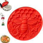 Hummingbird Garden Art Stepping Stone Mold, Reusable Sunflower Stepping Stone Molds, 3D Large Animal-Themed Garden Art Paver Molds, Heavy Duty Silicone Flower Cement Tool, for Concrete Walkway (E) by Unknown