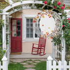 12 Inch Orange Leaves Fall Wind Spinner for Yard and Garden, Thanksgiving Maple Leaves Branches Hanging Ornaments Outdoor 3D Kinetic Wind Sculpture Spinners Indoor Outdoor Patio Décor Ornaments Gift - Image 4