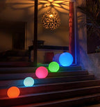Mr.Go 6-inch RGB Color-Changing LED Globe Orb Light w/Remote Mood Lamp Ball - Image 6