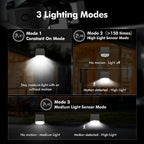 AloftSun Solar Motion Sensor Outdoor Lights,Solar Lights Outdoor Waterproof - Image 3