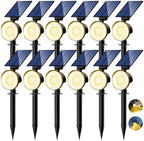 nipify Solar Spot Lights Outdoor Waterproof, Landscape Spotlights by Nipify