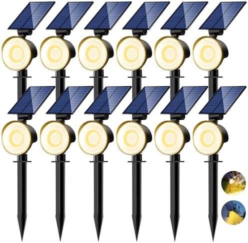 nipify Solar Spot Lights Outdoor Waterproof, Landscape Spotlights by Nipify