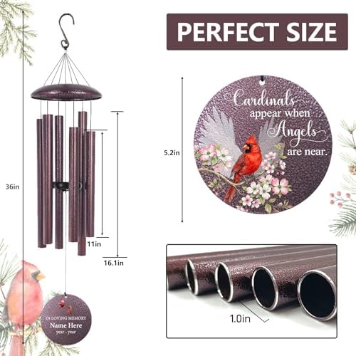 Memorial Wind Chimes for Loss of Loved One/Mom/Dad - Image 2