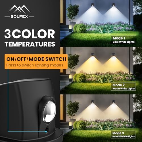 Solar Lights Waterproof IP65, Solar Stair Lights Outdoor Decor 8 Pack - Image 5