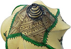 Henna Lamps & Sconces Handmade Henna Moroccan Leather Lamp Natural - Image 3